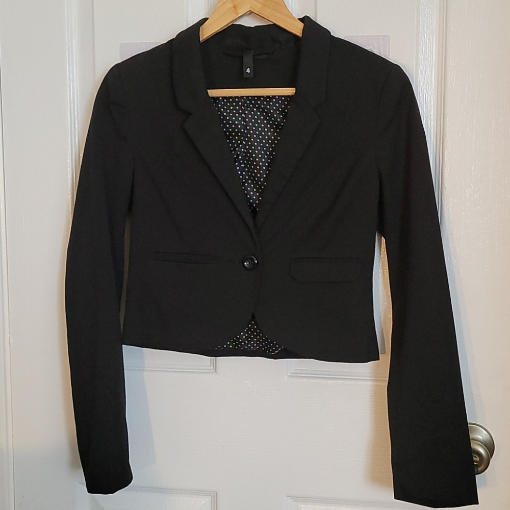 4/$20 Black Blazer - sz 4